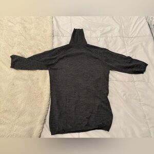 Women's Elegant Gray Turtleneck Sweater
